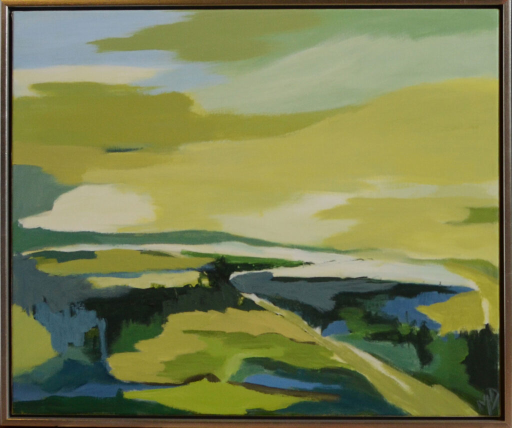 Det flade Himmerland I, 50x60 akryl