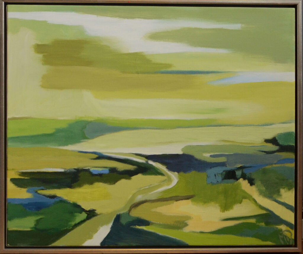Det flade Himmerland II, 50x60 akryl
