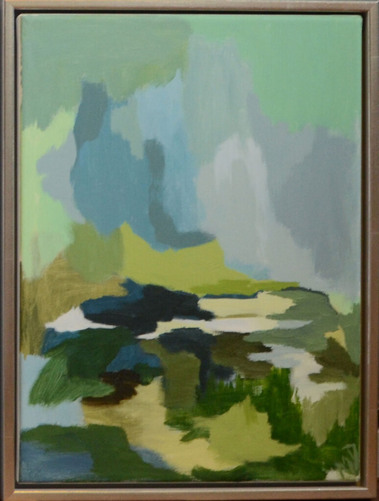 Forreste eng III, 30x40 akryl