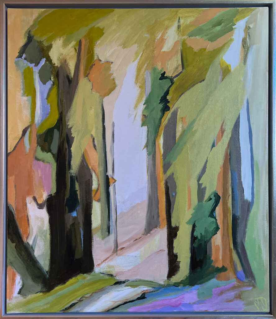 Lysvæld II, 60x70 akryl