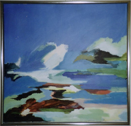 Isfjorden, Upernavik, 58x60 akryl