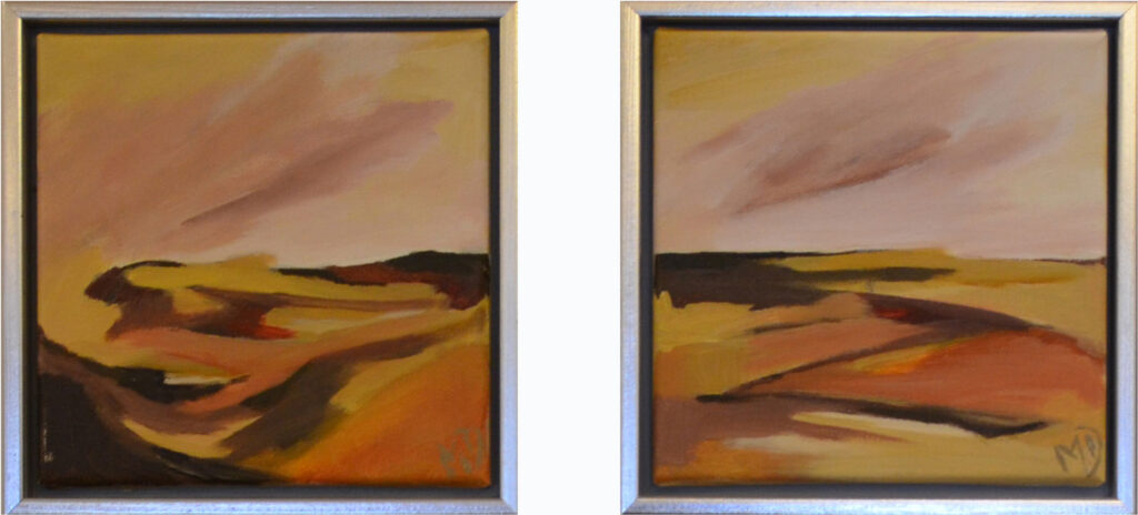 Danmarksbilleder, 2x20x20 akryl