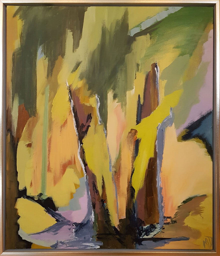 Sensommerfest I, 50x60 akryl på lærred