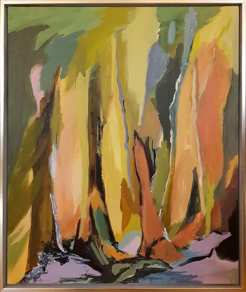 Sensommerfest II, 50x60 akryl på lærred